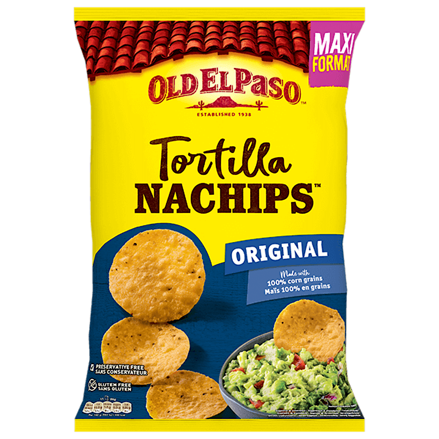 paquet de nachips tortillas old el paso 300g